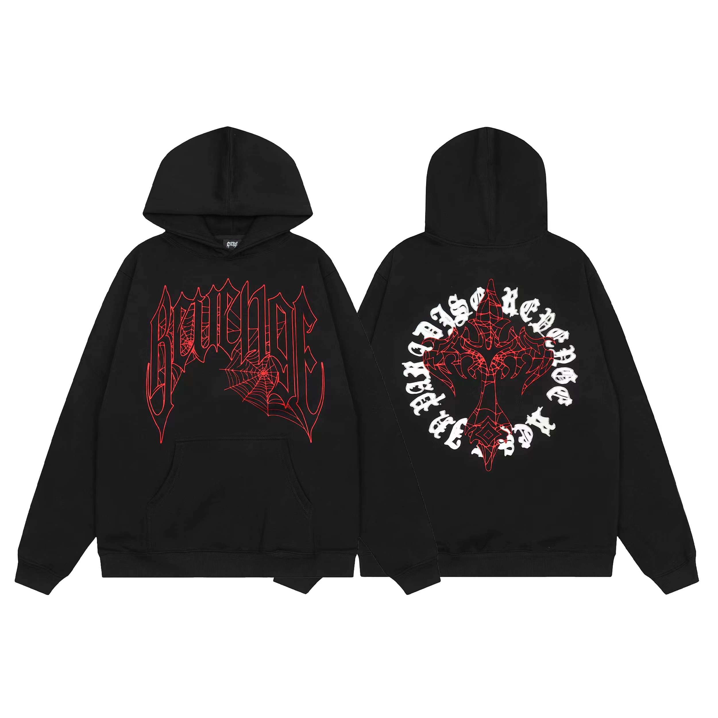 Revenge Keel Smoke Skull Hoodie 2