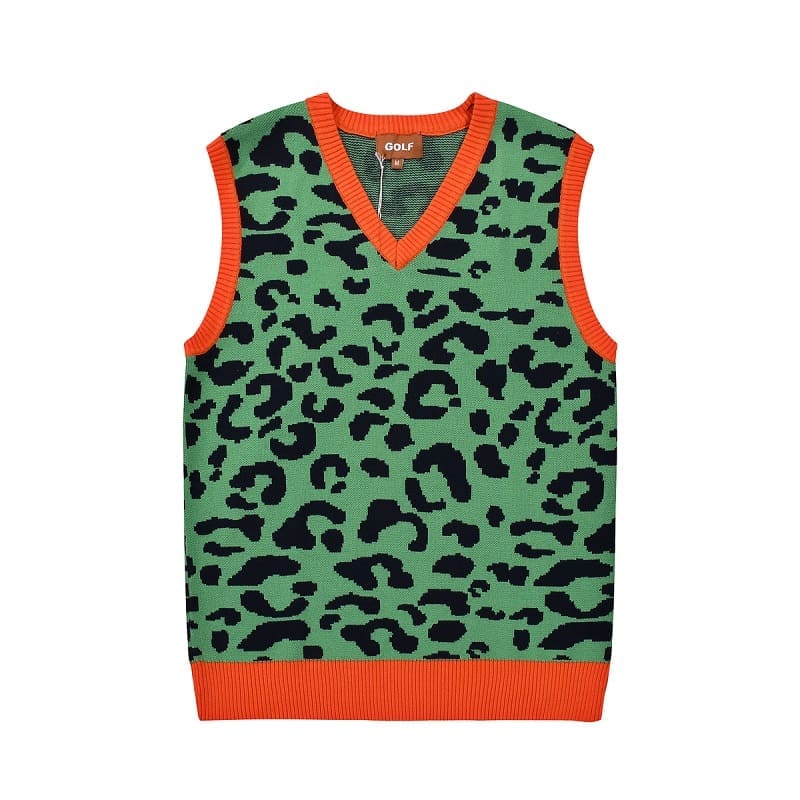 Golf Wang Small Flower Leopard Vest