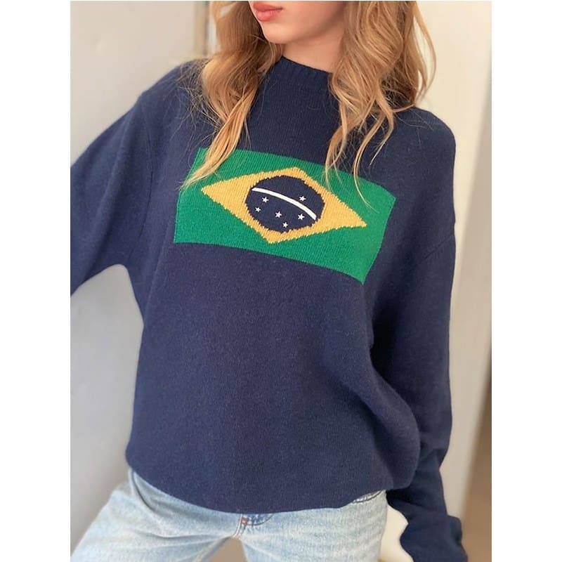 2024 Fashion Trendy Crew Neck Sweater
