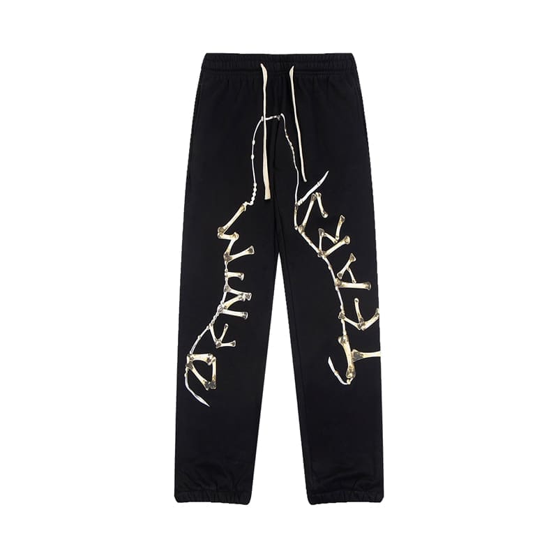 Denim Tears Skeleton Letter Print Pants