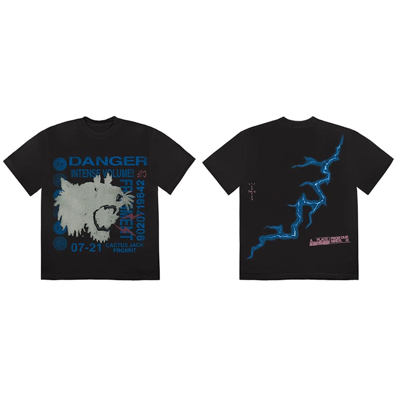 Travis Scott Cactus Jack Kaws Lightning Tee