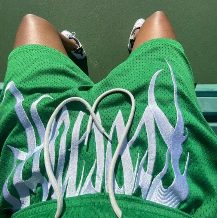 Revenge Xxx Ten Embroidered Shorts