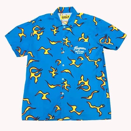Golf Wang Blue Fire Hawaiian Tee