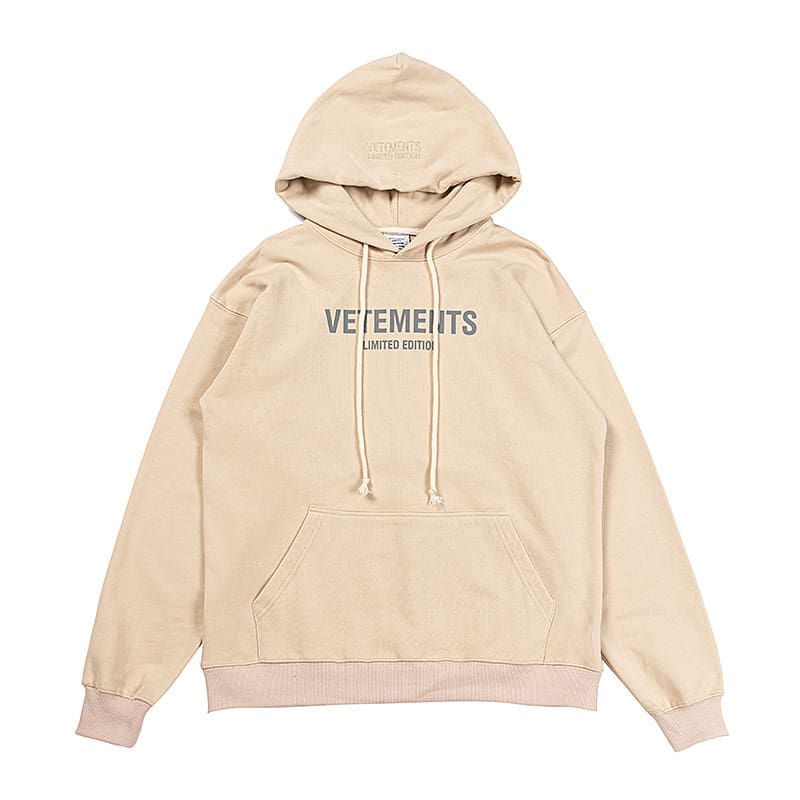 Vetements Express Letter Print Hoodie