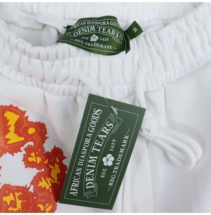 Denim Tears Kapok Flame Print Shorts