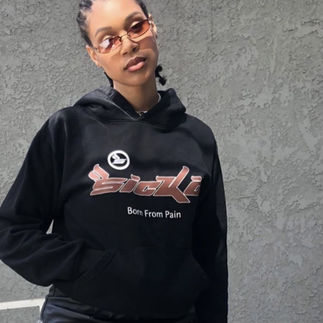 Sicko1993 Velvet Padded Hoodie