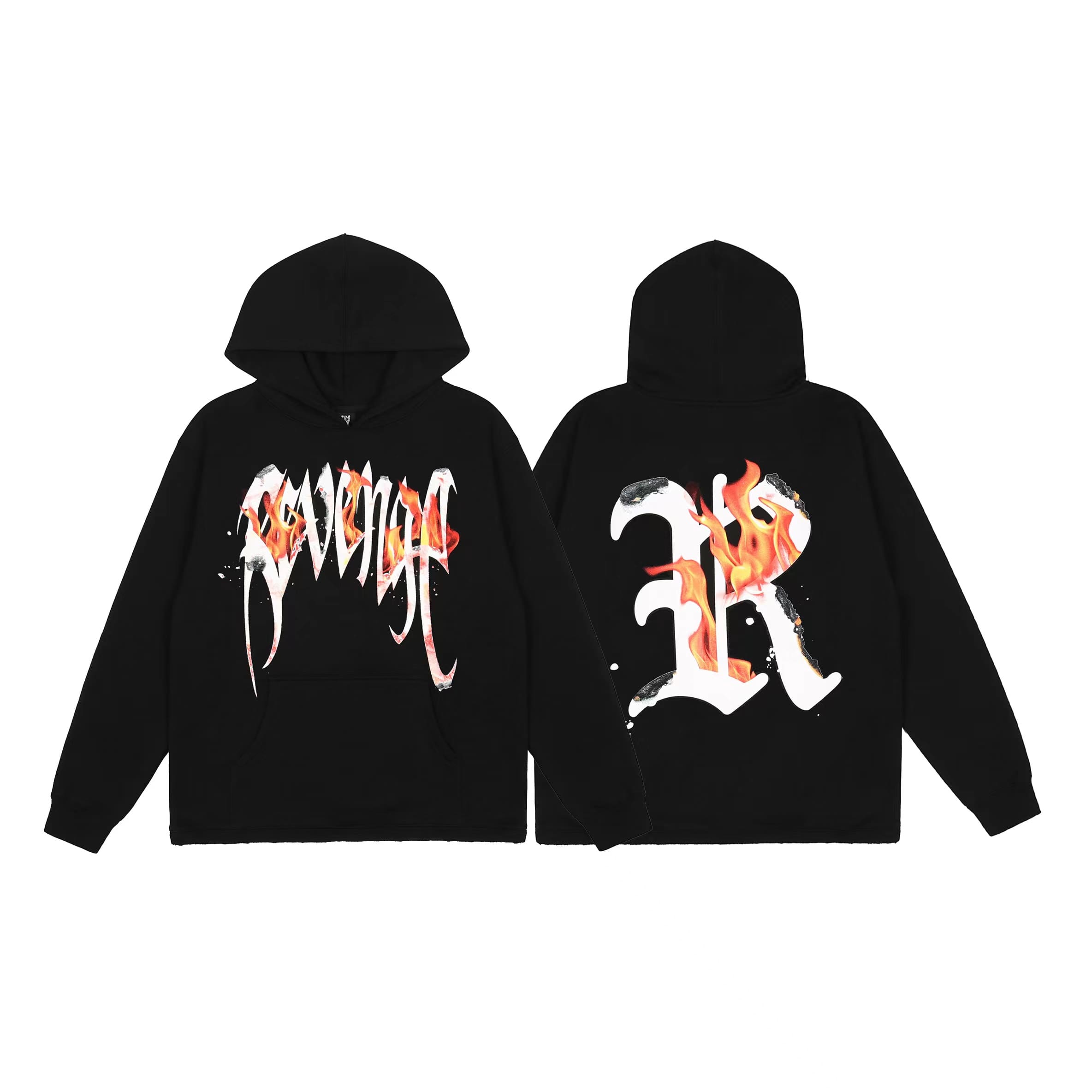 Revenge Keel Smoke Skull Hoodie 2