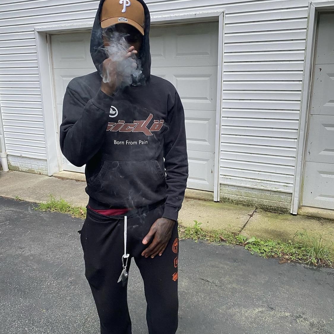 Sicko1993 Velvet Padded Hoodie