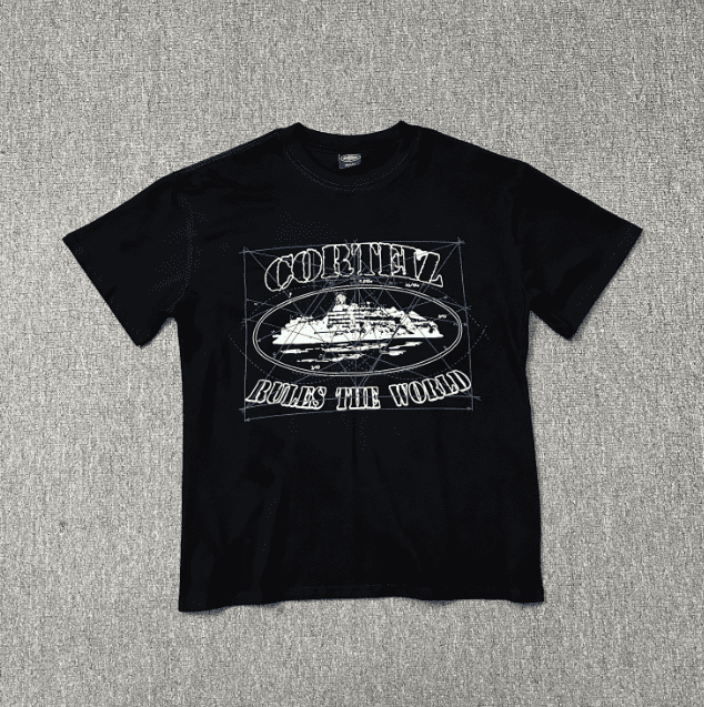 Corteiz Devil Island Pistol Letter Tee