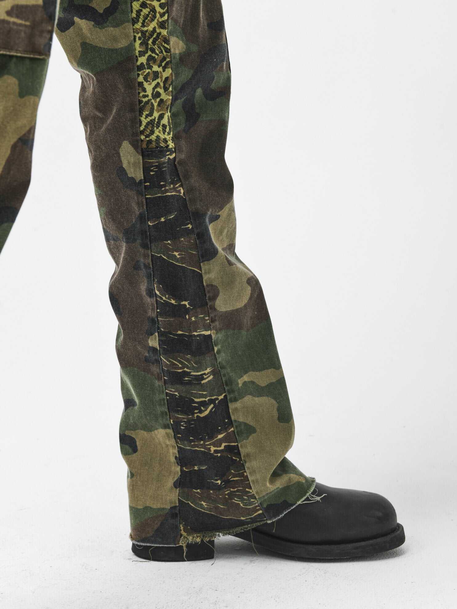 Gallery Dept Green Camouflage Overalls
