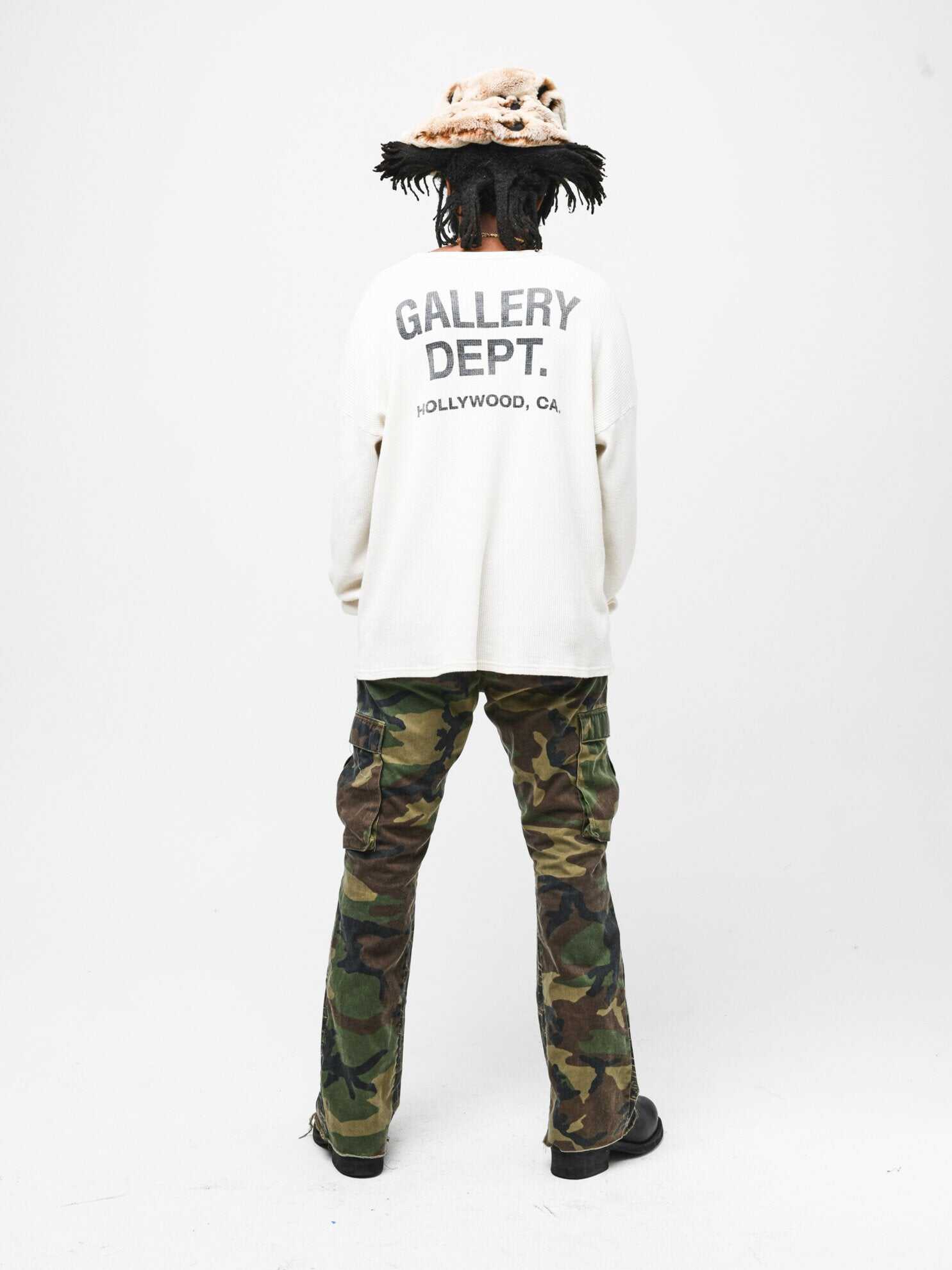 Gallery Dept Green Camouflage Overalls