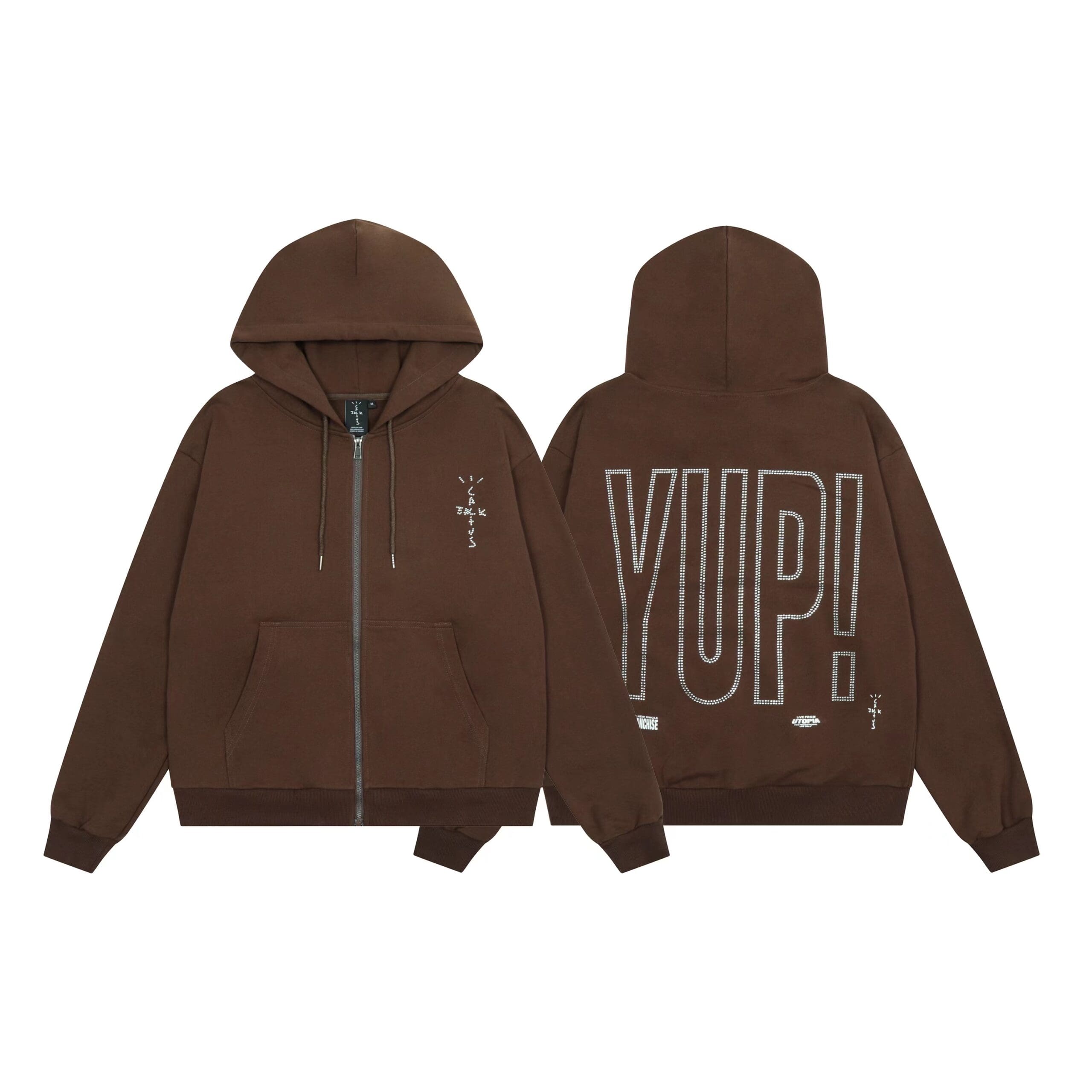 Revenge Embroidery Letter Logo Hoodie