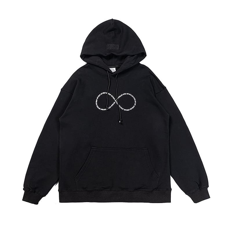 Vetements Express Letter Print Hoodie