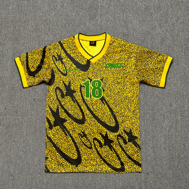 Corteiz Devil Island Quick-Dry Leopard Print Tee