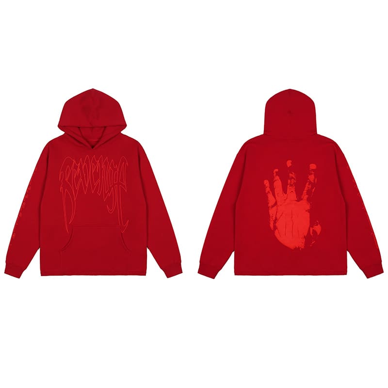 Revenge Keel Smoke Skull Hoodie 2