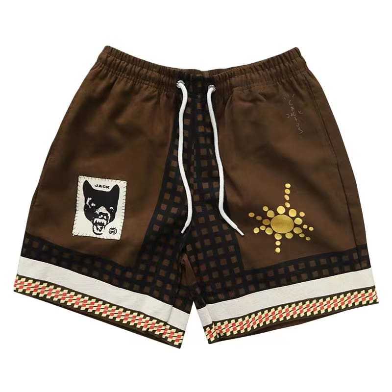 Travis Scott Wolf Starburst Short