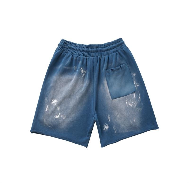 sssaint L**is 2024ss hand-made paint-splashing shorts