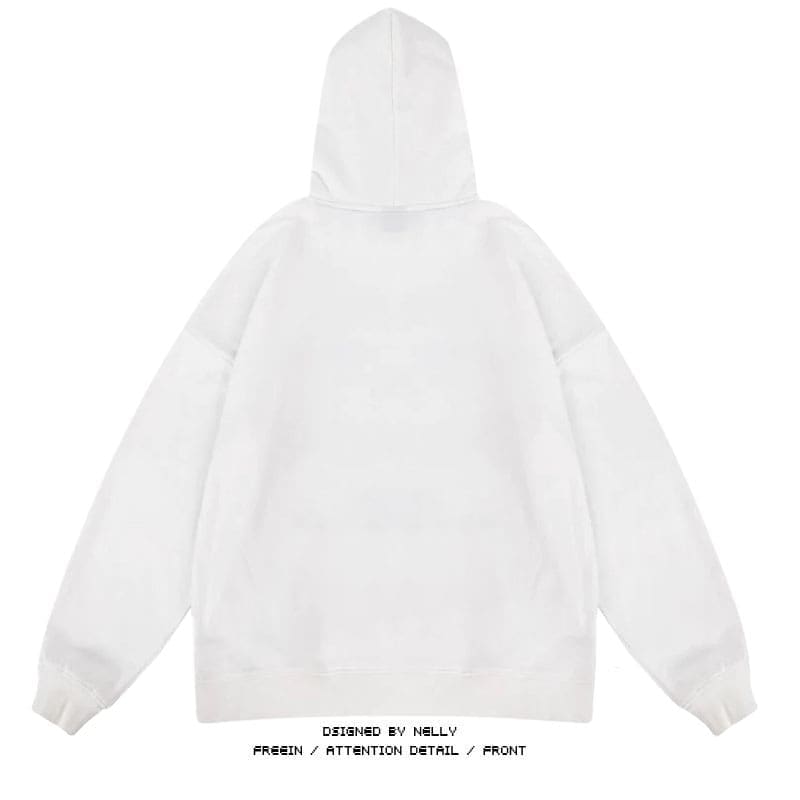 Sicko-1993 Arab Messy Text Hoodie
