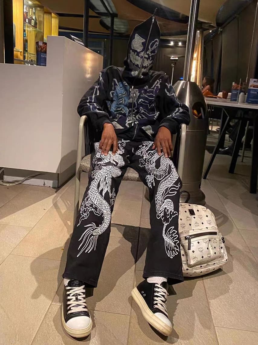 Revenge Embroidery Letter Logo Hoodie