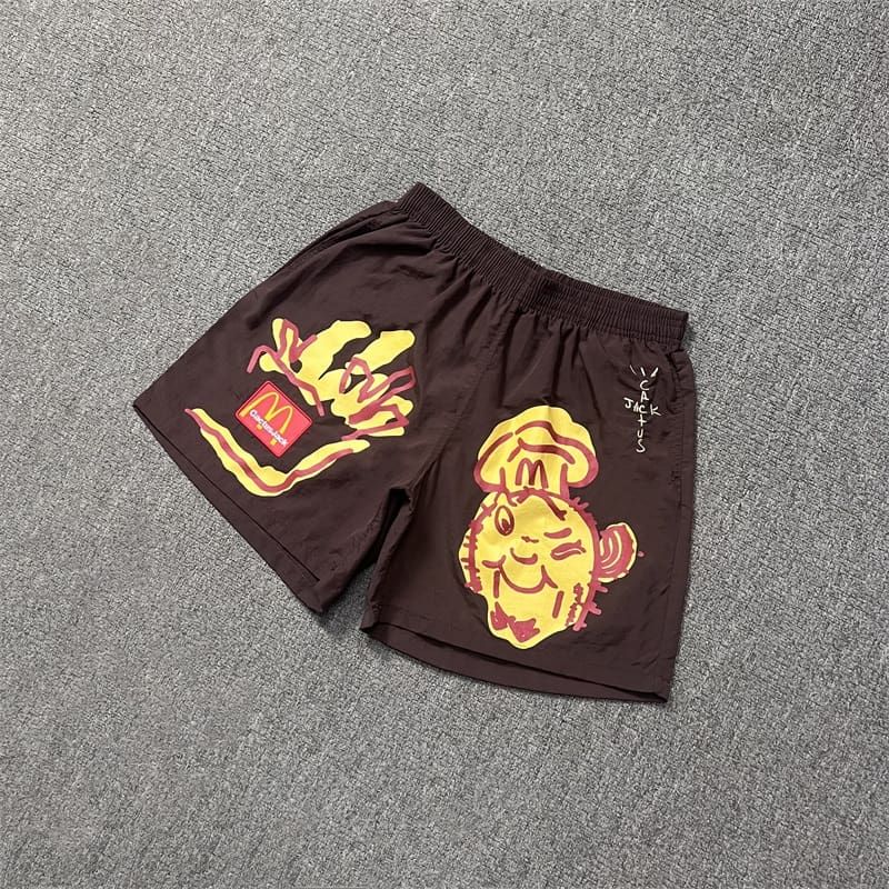 Travis Scott Cactus Jack Embroidered Shorts