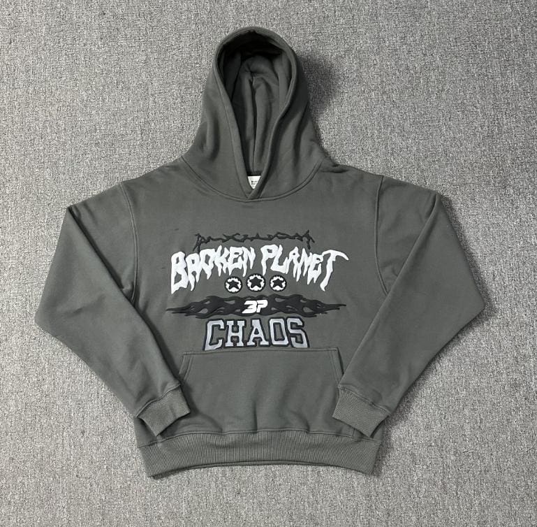Broken Planet Puff Print Hoodie 2