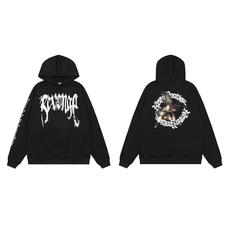 Revenge Keel Smoke Skull Hoodie 2