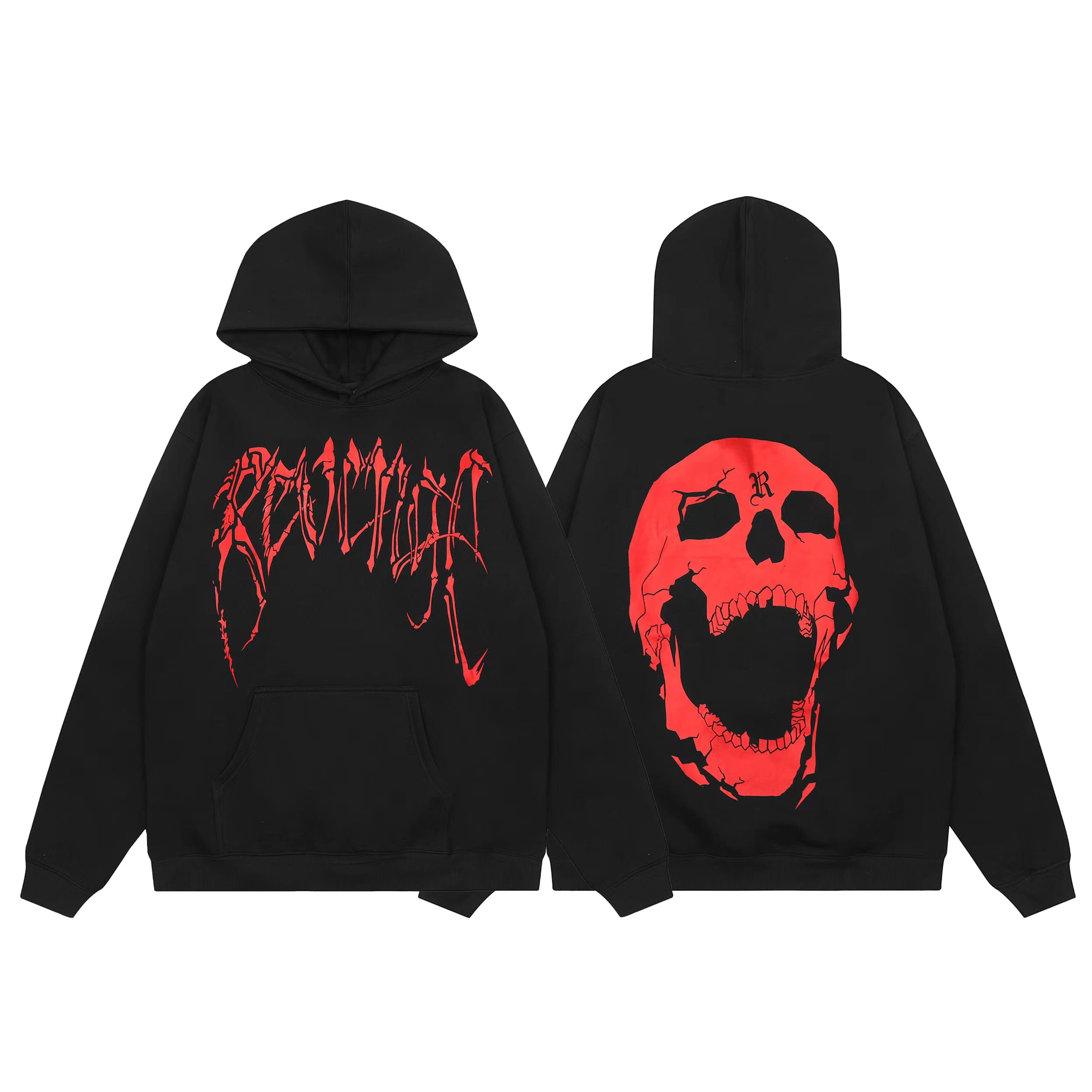 Revenge Keel Smoke Skull Hoodie 2