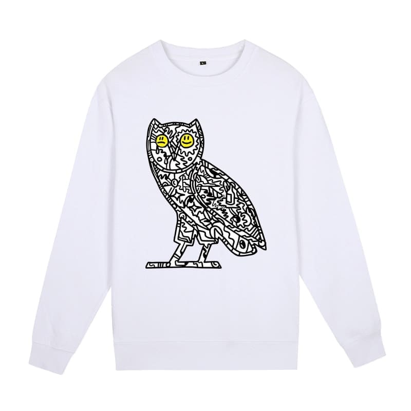 Owl Ovo Sweater With Drake’S Clb Art