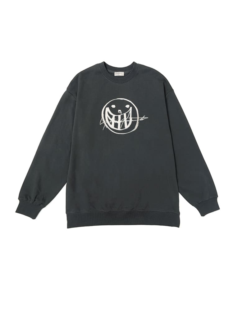 yohji yamamoto sketch smiley F**e hoodie