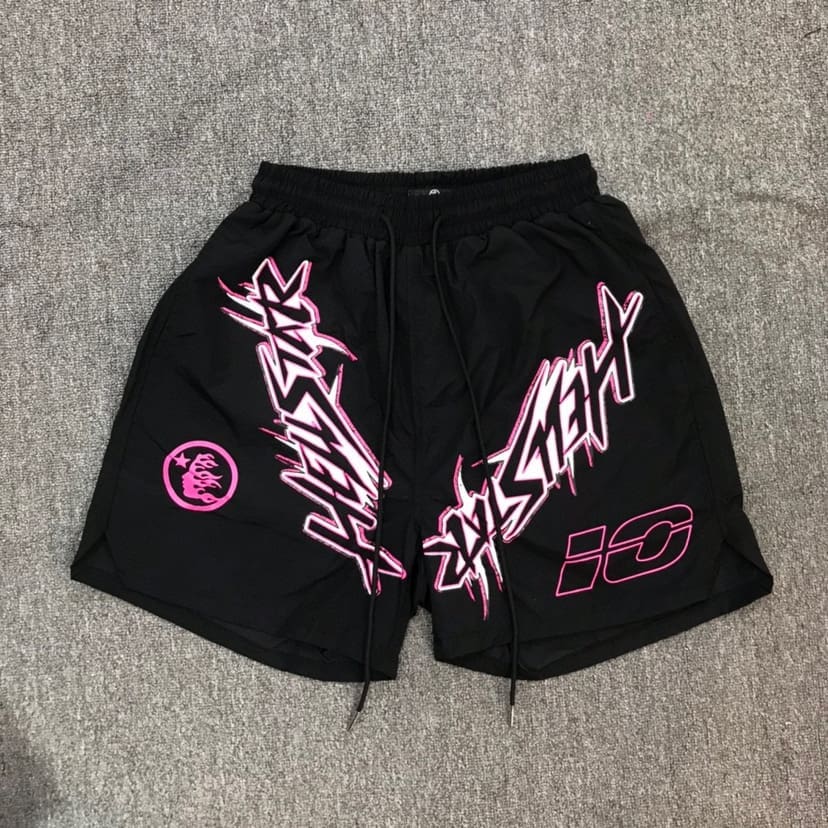 H*lst*r nylon athletic shorts