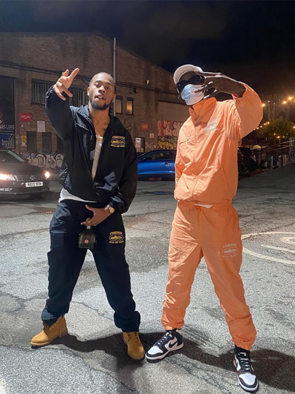 Corteiz Drill Style Embroidered Stand Collar Jacket