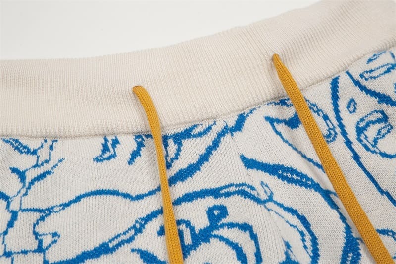 Rhude Paisley Logo Jacquard Shorts