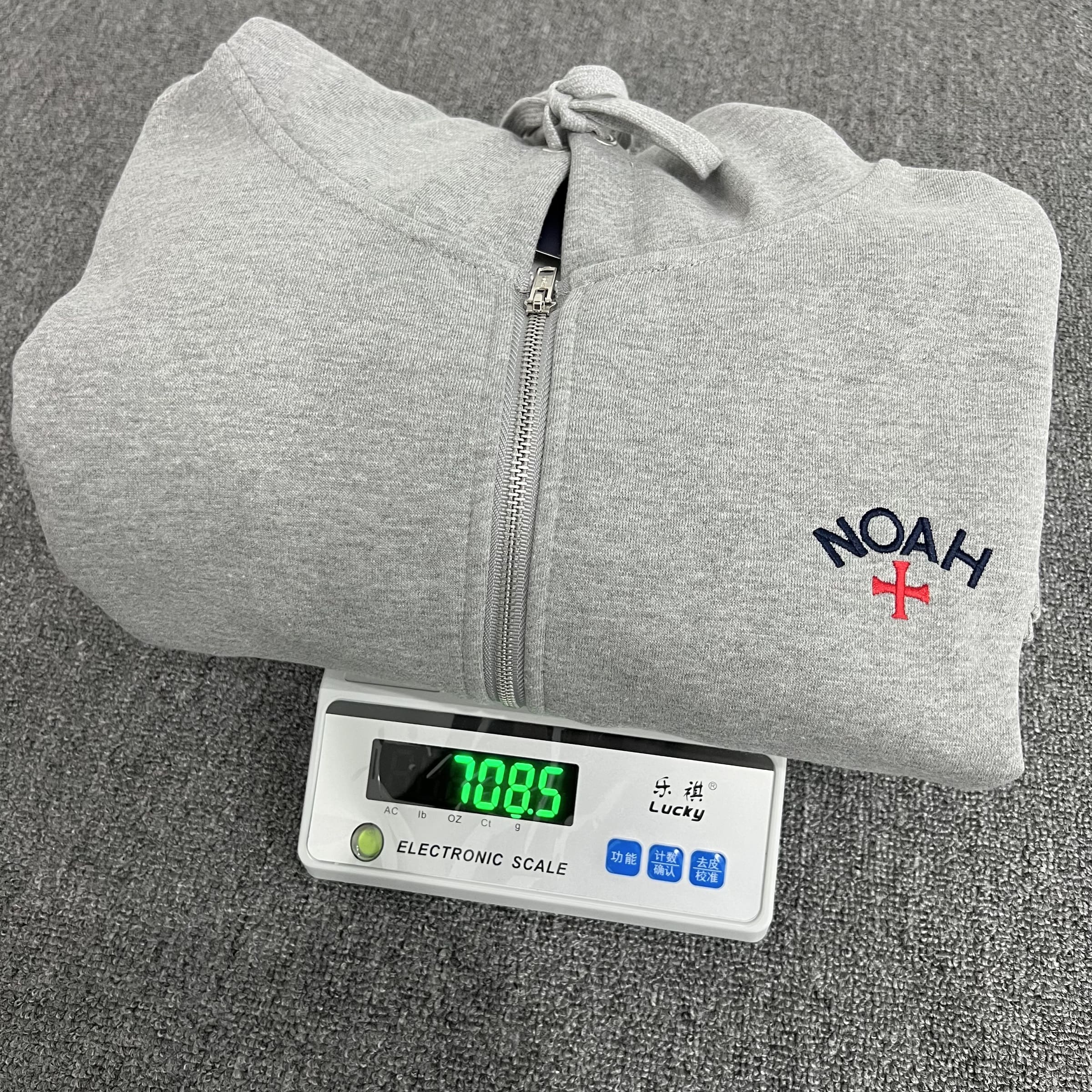 Noah Nyc Core Gray Hoodie