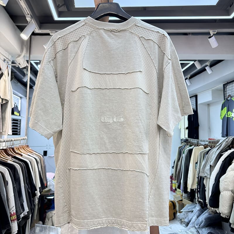 Thug Club Stitching Mesh Breathable Tee