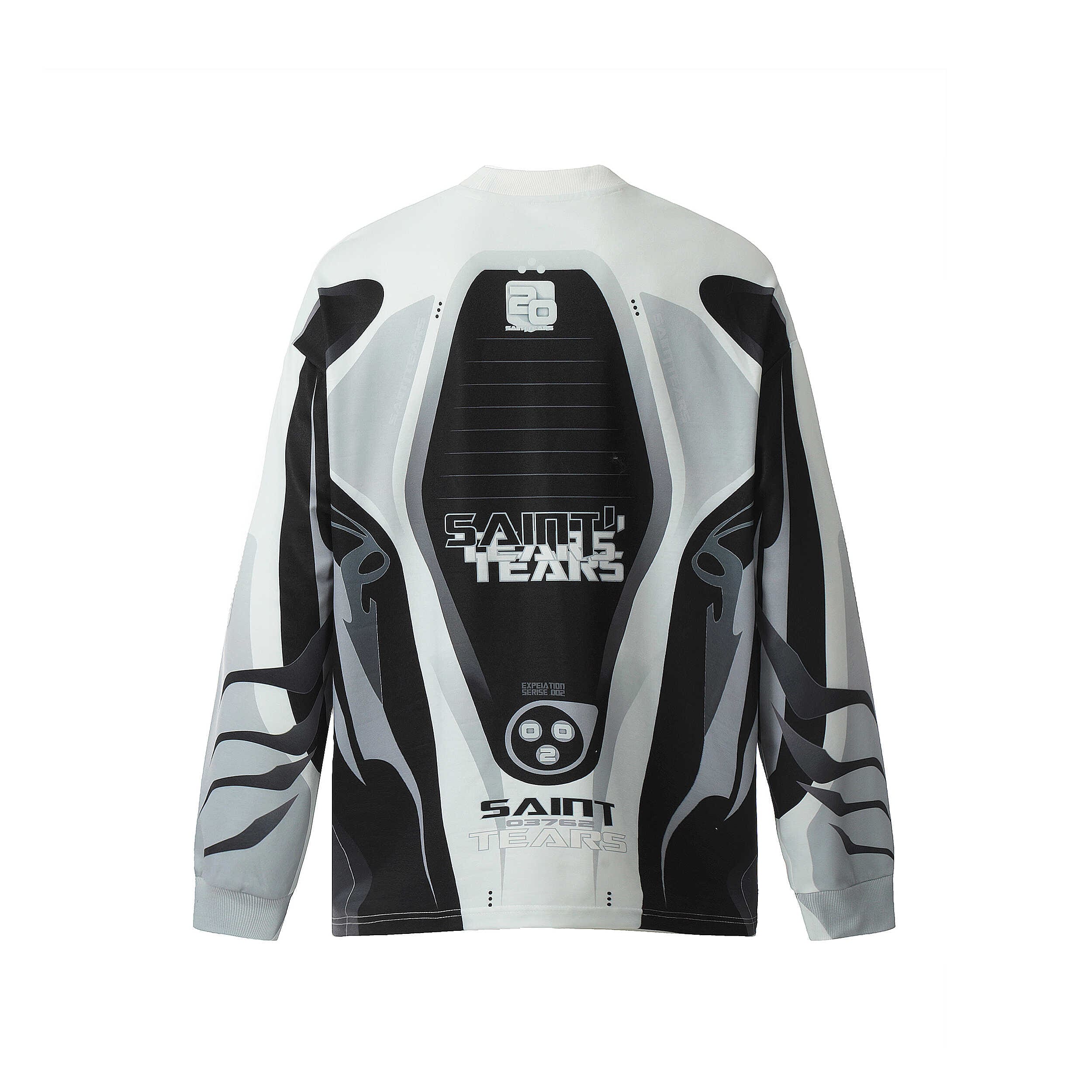 Saint Michael Denim Tears Full Print T-Shirt