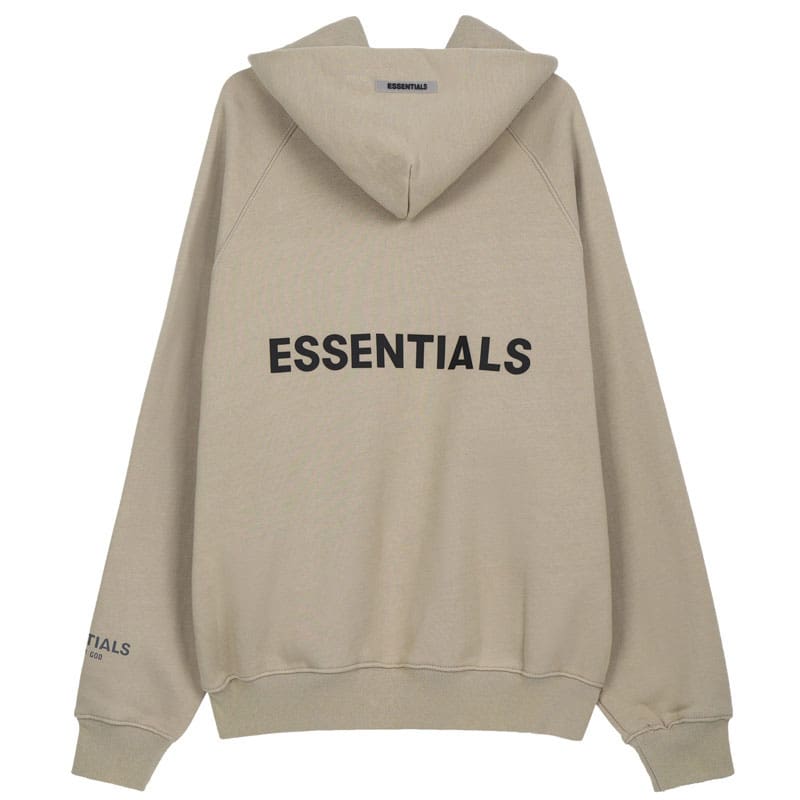 Essentials Fog High Street Zipper Cardigan Fleece Hooded Jacket