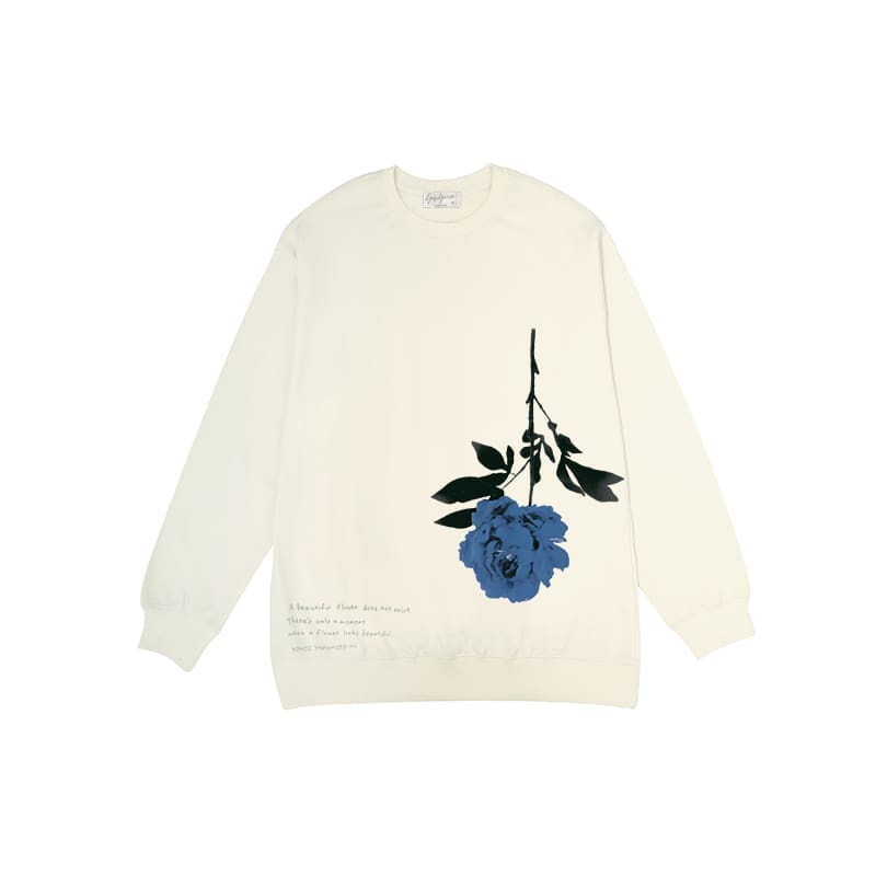 Yohji Yamamoto Rose Flower Sweatshirt