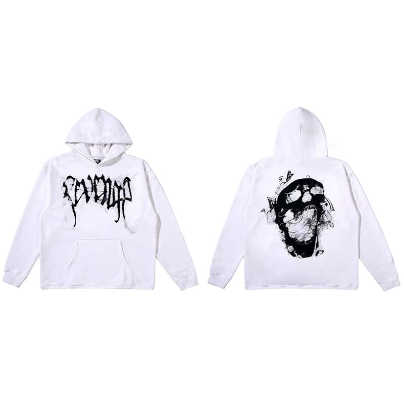 Revenge Keel Smoke Skull Hoodie