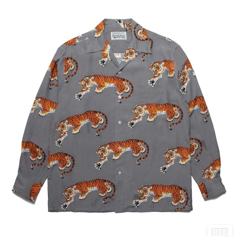 Wacko Maria Hawaiian Style Long Sleeve Shirt