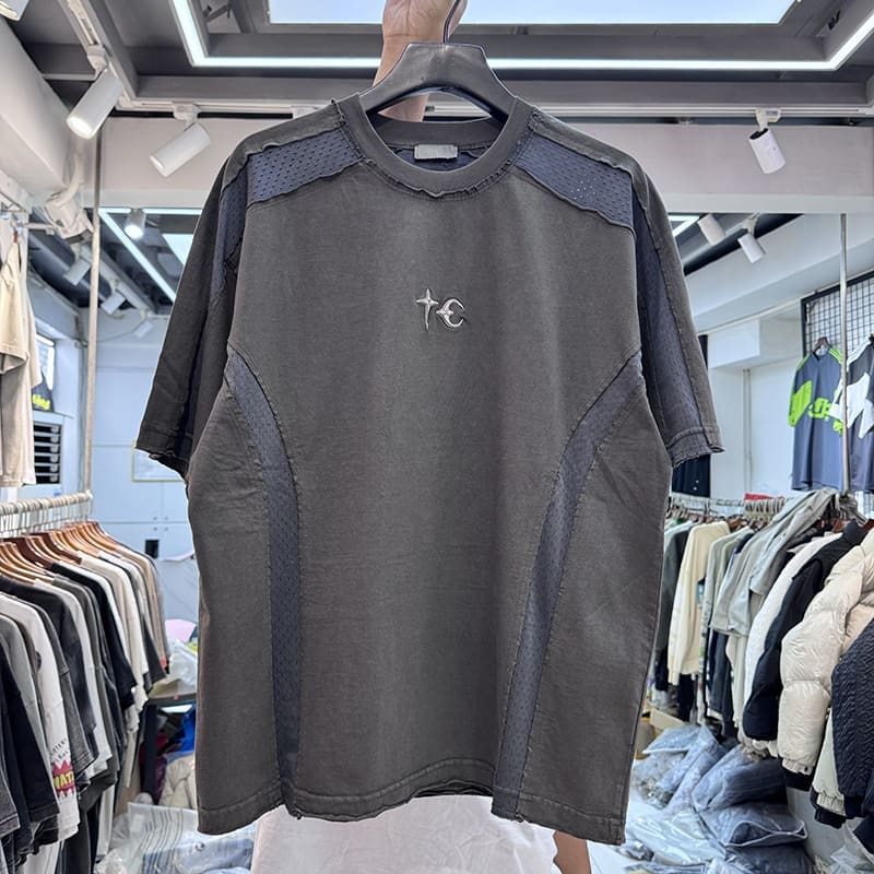 Thug Club Stitching Mesh Breathable Tee