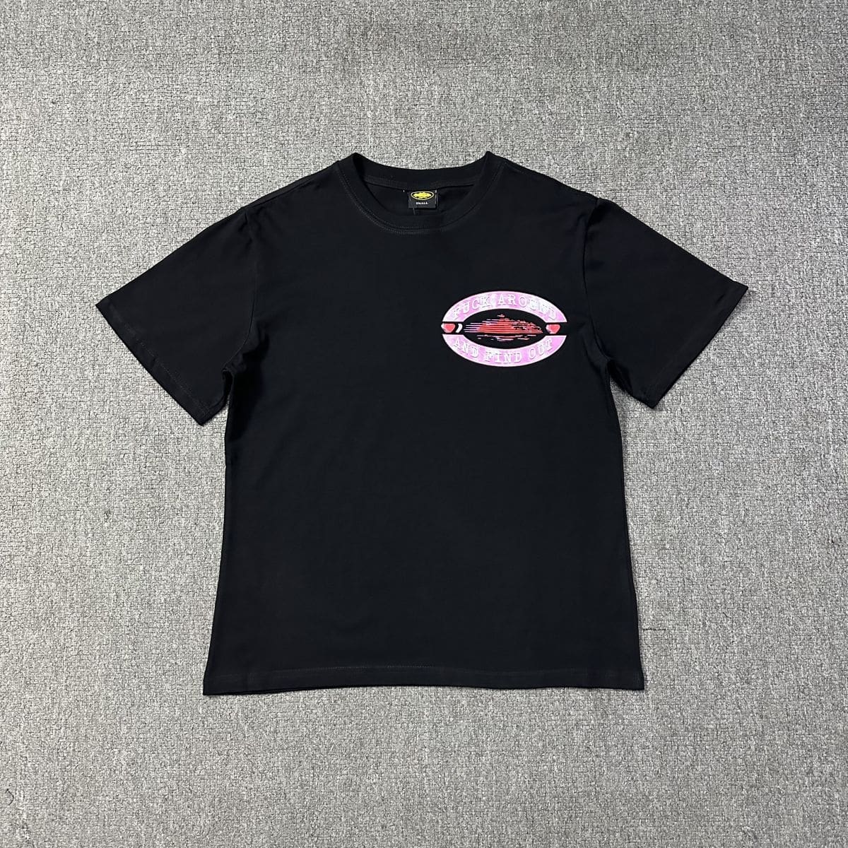 Corteiz Devil Island Letter Print Retro Casual Couple T-Shirt