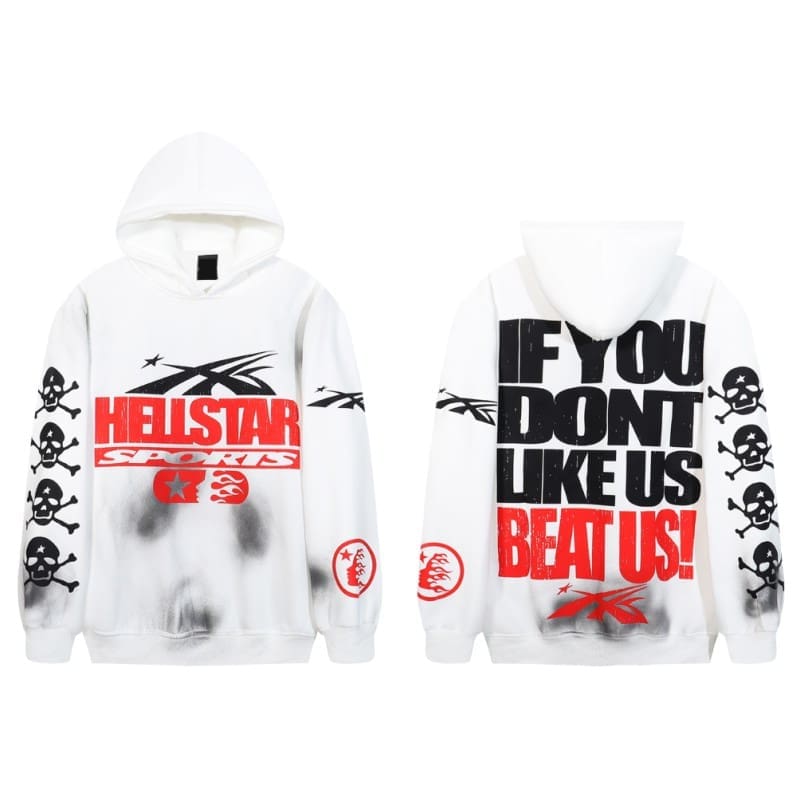 american fashion brand H*lst*r hoodie distressed high street style for men and women