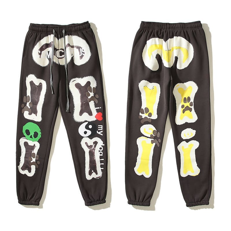 2024 Bone Print Sports Trousers