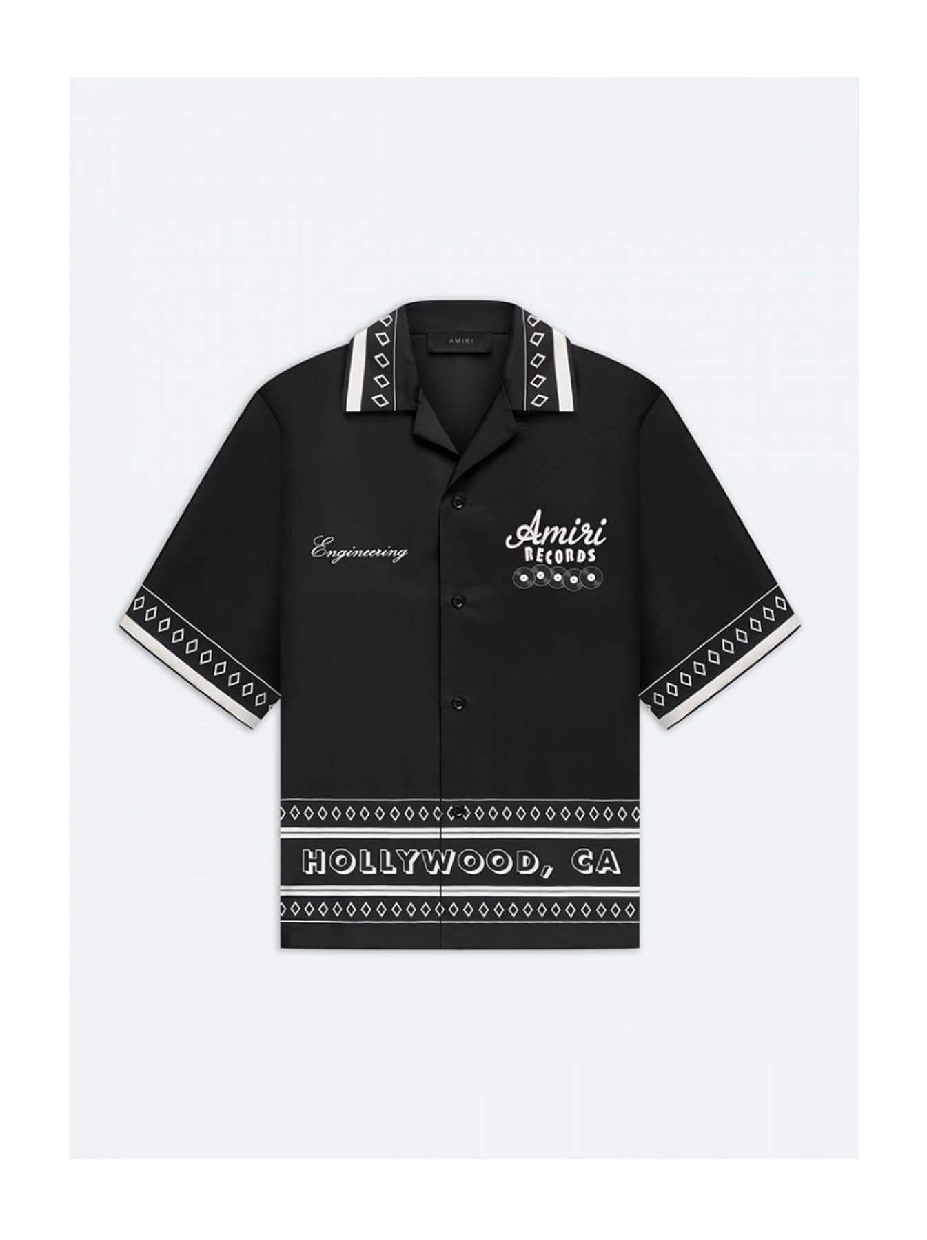 Amiri Fw24 Letter Print Polo Shirt