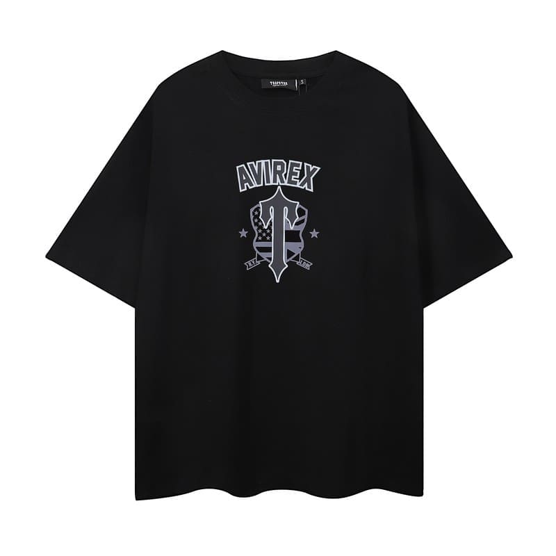 Trapstar 2024 New Letter Printed Loose-Fitting High Street T-Shirt Summer