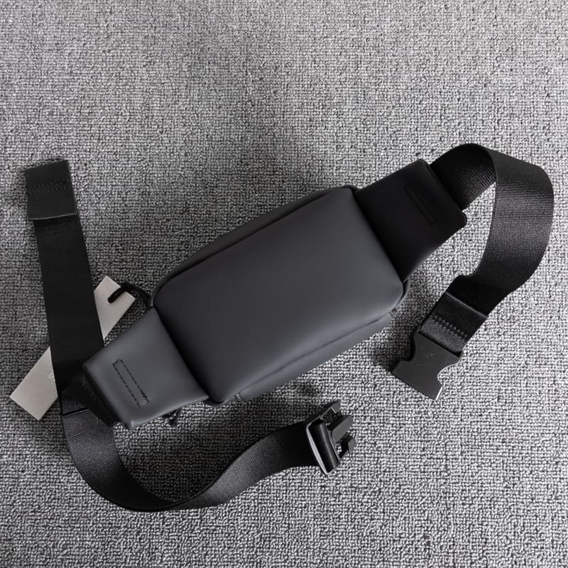 FOG Leather Belt Bag Mobile Phone Chest Bag for Men and Women