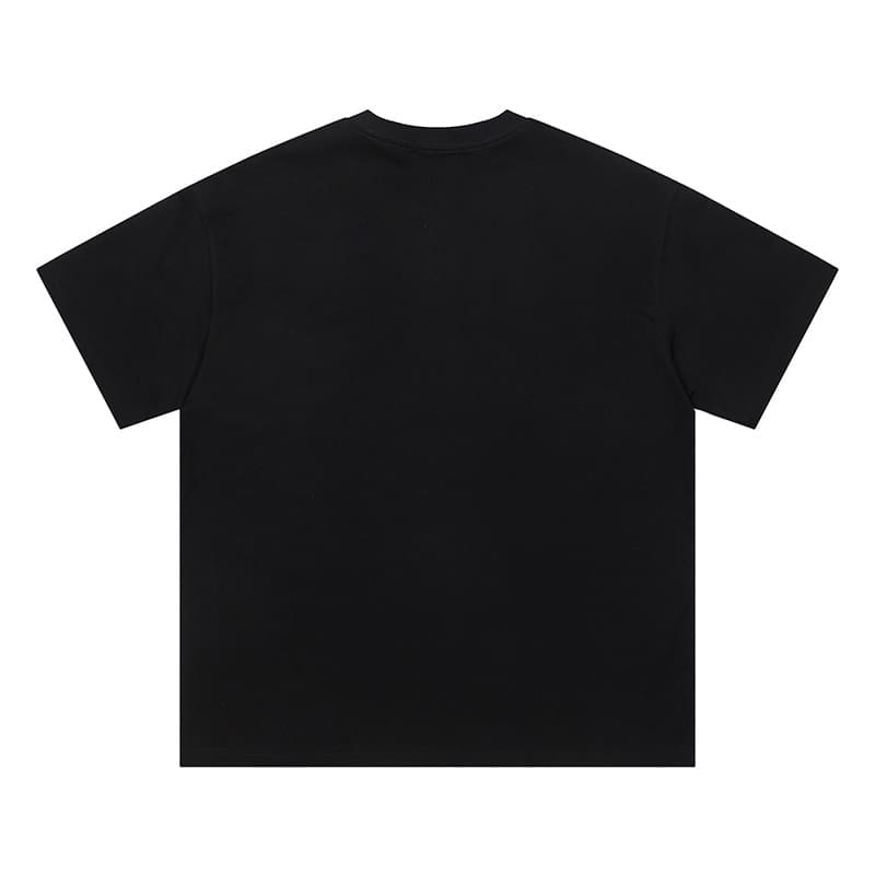 Maychao Trapstar Flame Letter Print T-Shirt