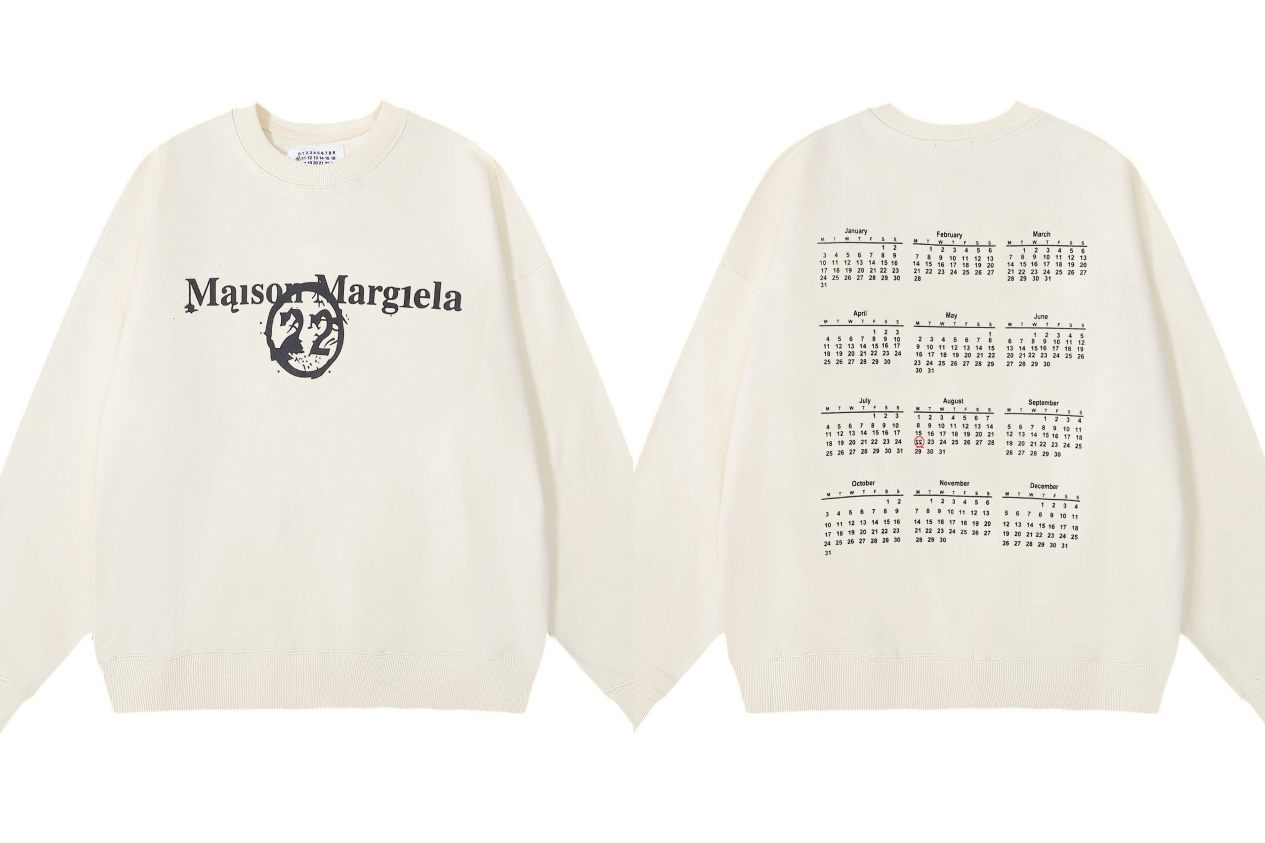 ma*s*n Ma*i*la heavyweight hooded sweater