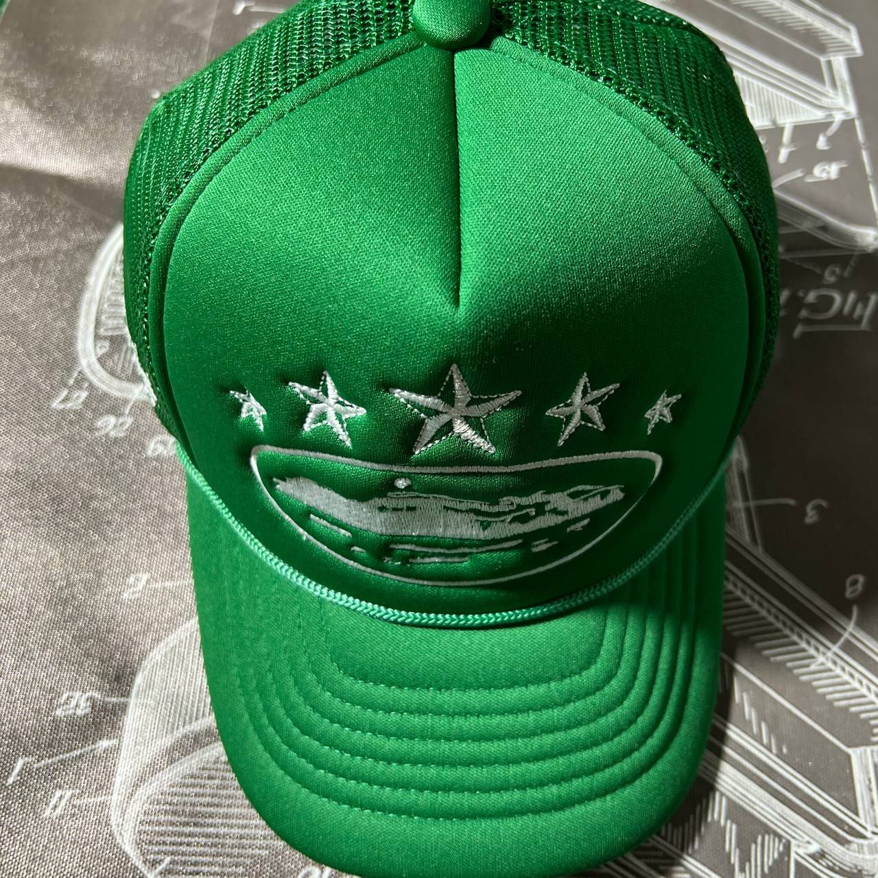 Corteiz 5 Star Trucker Hat New Season Five Star Cap