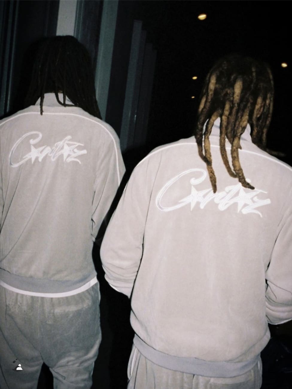 Corteiz Velvet Track Set with Embroidered Letter Zipper